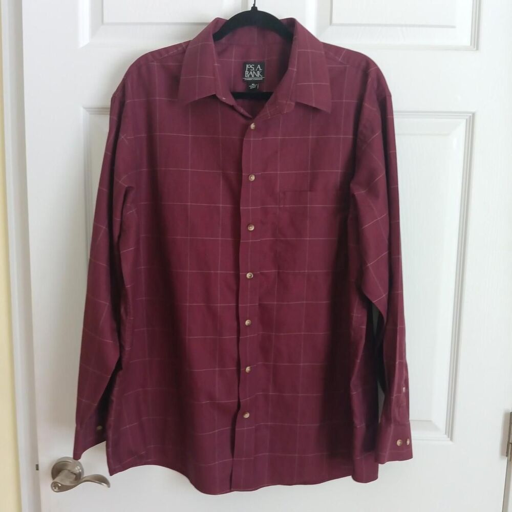 Jos A. Bank "Travelers Collection" Button Down Shirt Size XL